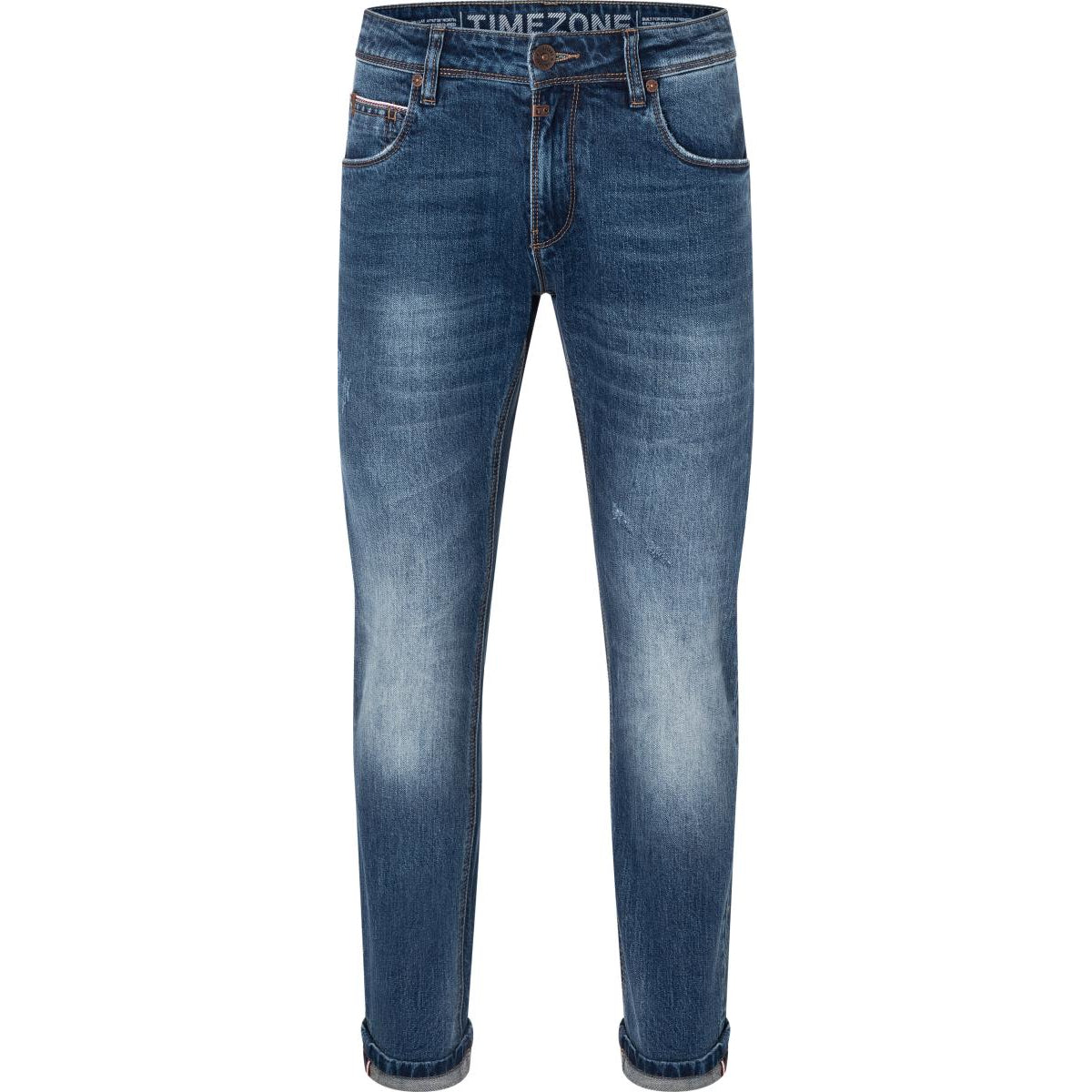 Timezone Stretchjeans Slim ScottTZ 3807 light heritage wash Vorderansicht - City-Kaufhaus Herber GmbH