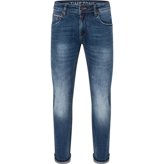 Timezone Stretchjeans Slim ScottTZ 3807 light heritage wash Vorderansicht - City-Kaufhaus Herber GmbH