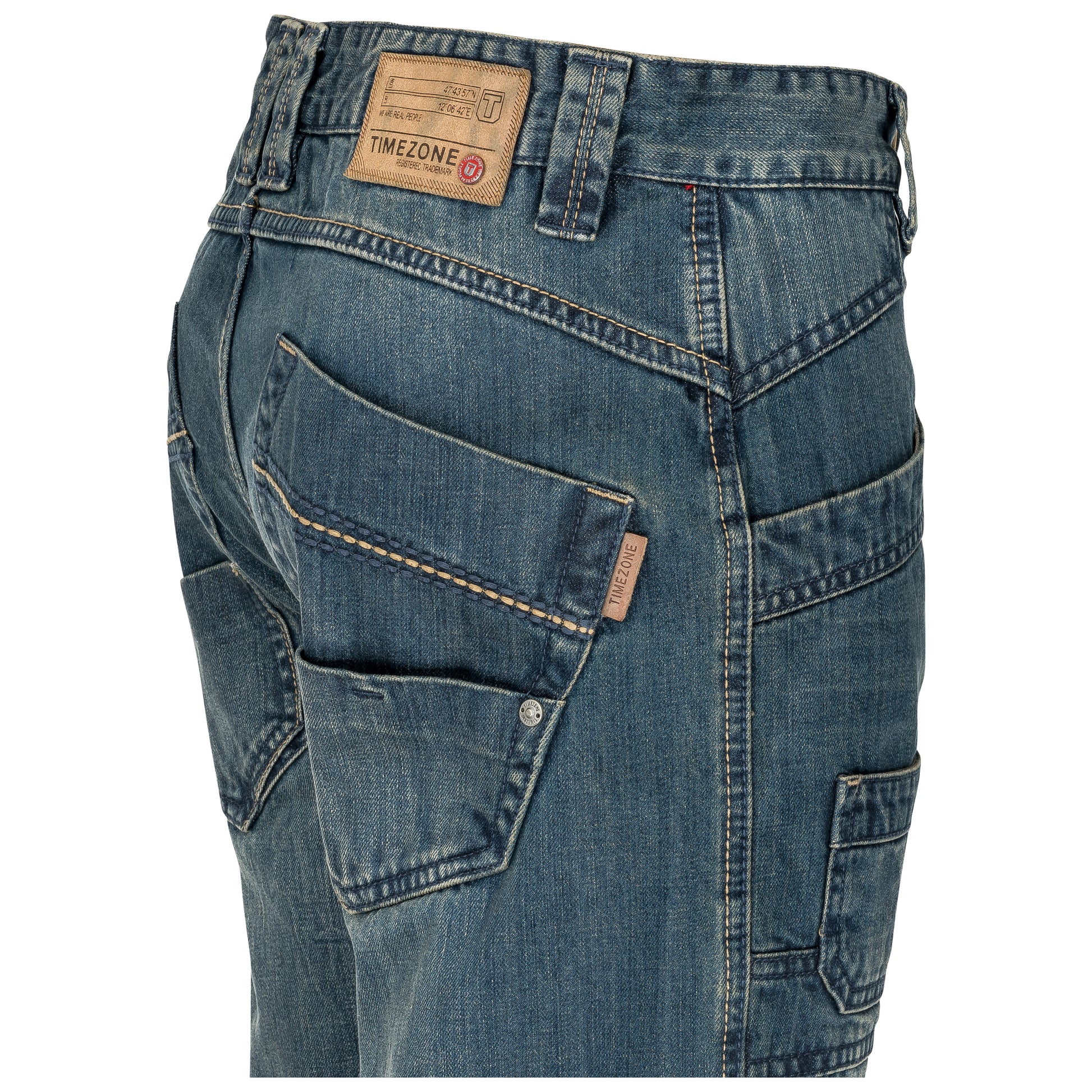 Timezone Workerjeans Clay 3983 Urban Indigo Wash - City-Kaufhaus Herber GmbH