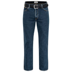 Wrangler Texas Baumwolljeans W12104001 Blue Black mit schwarzem Gürtel - City-Kaufhaus Herber GmbH