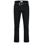 Wrangler Texas Stretchjeans W12109004 Black Overdye mit schwarzem Gürtel - City-Kaufhaus Herber GmbH