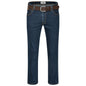 Wrangler Texas Stretchjeans W12133009 Darkstone mit braunem Gürtel - City-Kaufhaus Herber GmbH