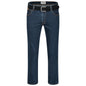 Wrangler Texas Stretchjeans W12133009 Darkstone mit schwarzem Gürtel - City-Kaufhaus Herber GmbH