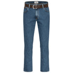 Wrangler Texas Stretchjeans W12133010 Stonewash mit braunem Gürtel - City-Kaufhaus Herber GmbH