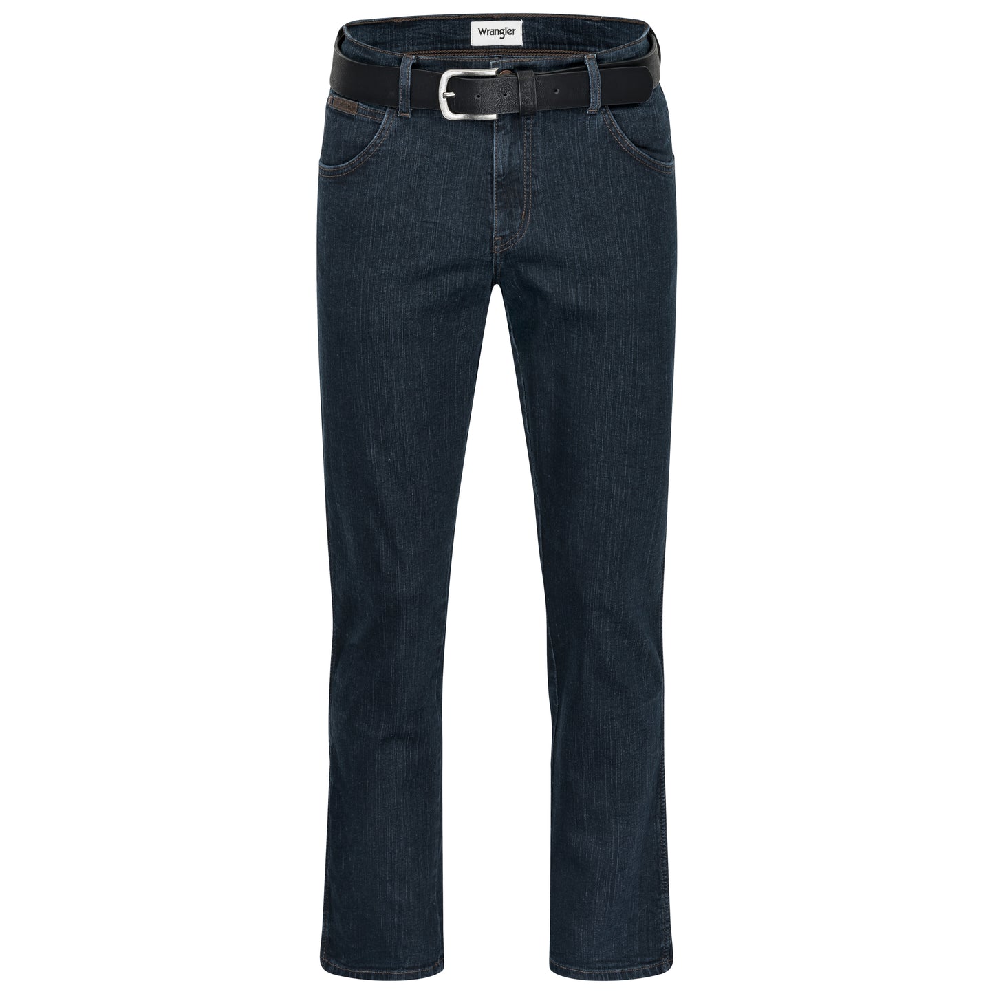 Wrangler Texas Stretchjeans W12175001 Blue Black mit schwarzem Gürtel - City-Kaufhaus Herber GmbH