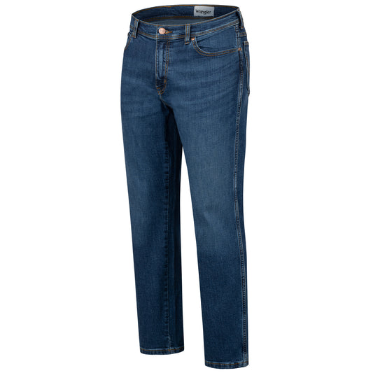 Wrangler Texas Stretchjeans Hallucinations Schrägansicht - City-Kaufhaus Herber GmbH