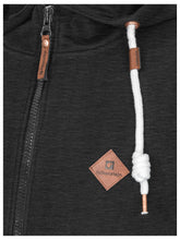 Laden Sie das Bild in den Galerie-Viewer, FALKENSTEJN stylischer Kapuzenpullover Sweatshirt mit Logolederpatch Hoodie Pulover mit 2 seitlichen Taschen -  City-Kaufhaus Herber GmbH
