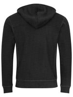 FALKENSTEJN stylischer Kapuzenpullover Sweatshirt mit Logolederpatch Hoodie Pulover mit 2 seitlichen Taschen -  City-Kaufhaus Herber GmbH