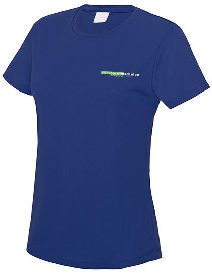 Mädchen/Damen Shirt für den Sportunterricht Farbe royalblau in Größen 152, 164, XS-4XLShirt -  City-Kaufhaus Herber GmbH