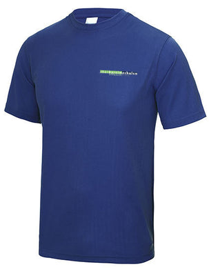Jungen/Herren Shirt für den Sportunterricht Farbe royalblau in Größen 152, 164, XS-5XLSportshirt -  City-Kaufhaus Herber GmbH