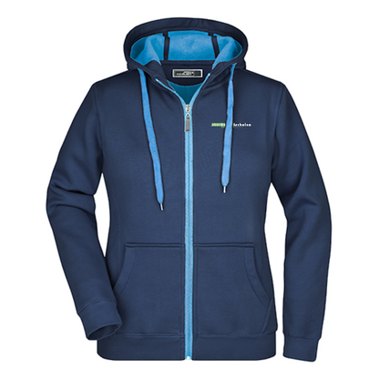 Oberbarnim Schulen Mädchen/Damen Doubleface Jacket navy/aqua - City-Kaufhaus Herber GmbH