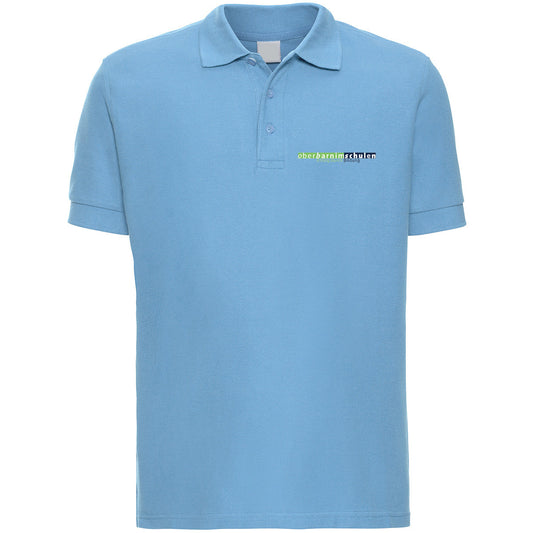 Oberbarnim Schulen Jungen/Herren Poloshirt hellblau - City-Kaufhaus Herber GmbH