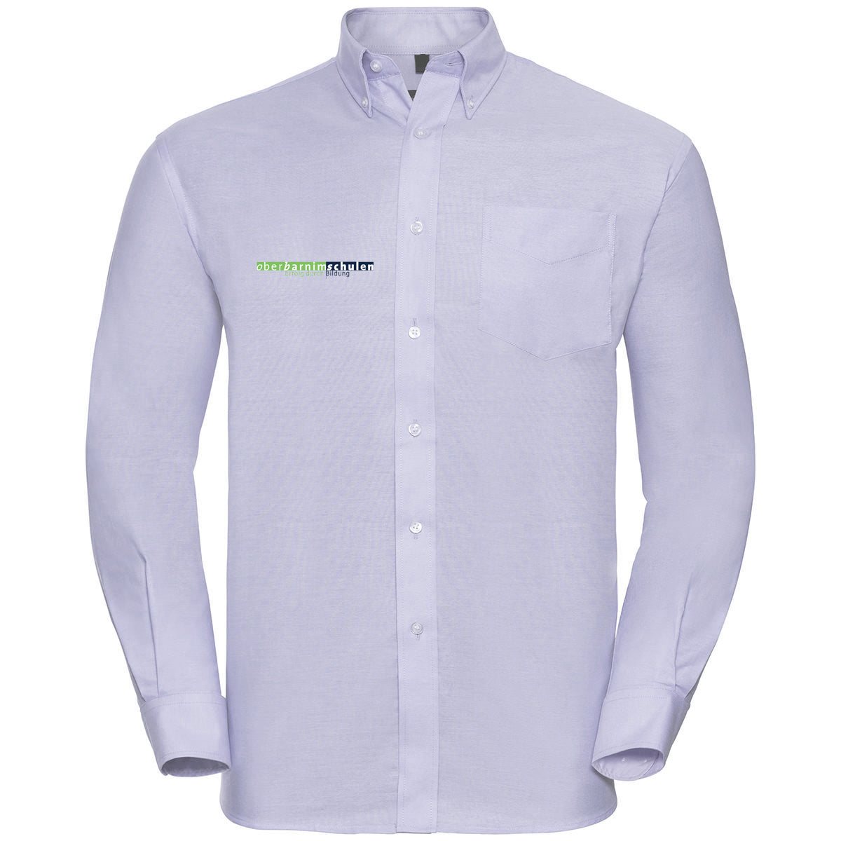 Oberbarnim Schulen Herren/Jungen Hemd langarm oxfordblue - City-Kaufhaus Herber GmbH