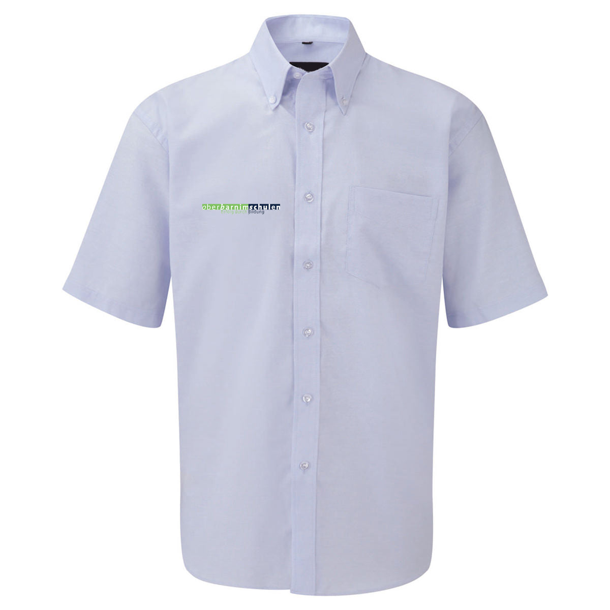 Oberbarnim Schulen Herren/Jungen Hemd kurzarm oxfordblue - City-Kaufhaus Herber GmbH